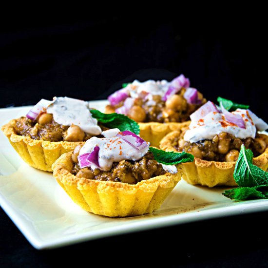 Zero-Oil Mint-Chola Cornmeal Tarts