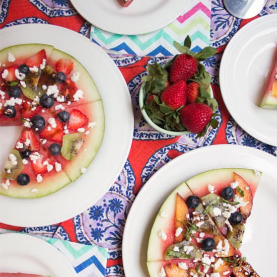 Watermelon Pizzas