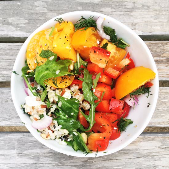 Summer Veggie Bowl with Feta