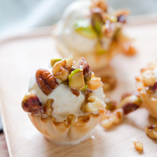 Baklava Sundaes