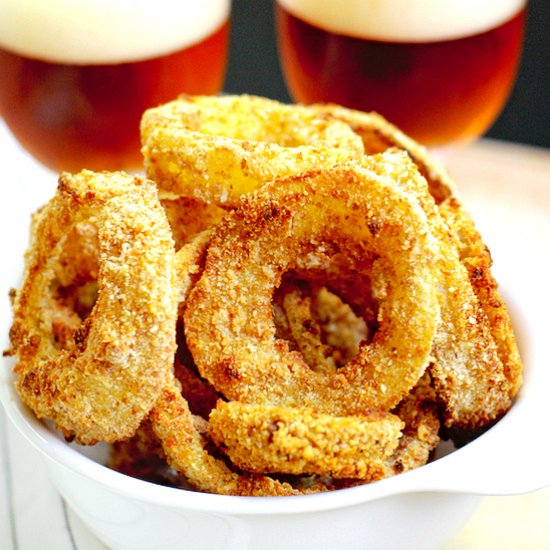 Healthy Baked Onion Rings