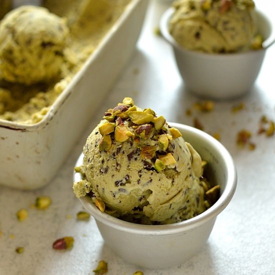 Pistachio Stracciatella Ice Cream