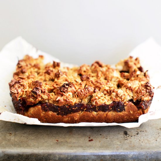 Gluten Free Vegan Fig & Date Square