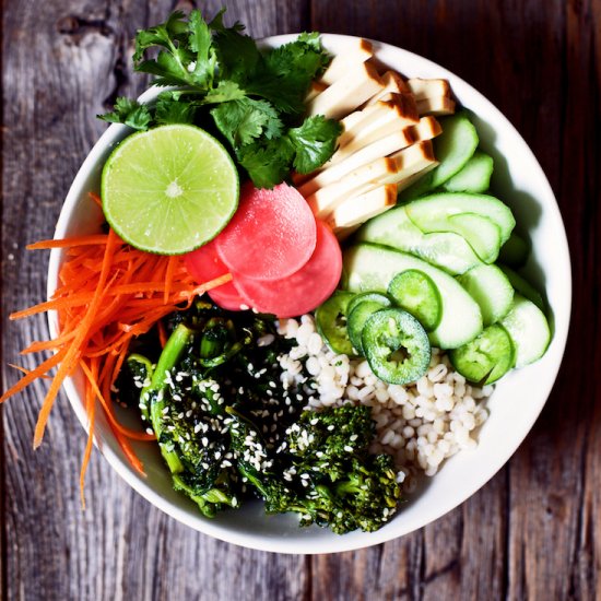 Vegan Banh Mi Grain Bowls