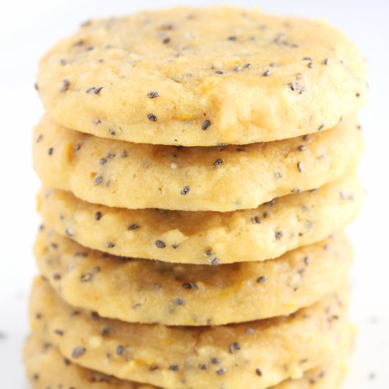 Lemon Chia Seed Protein Cookies