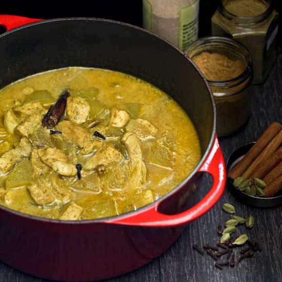 Chicken and Potato Korma