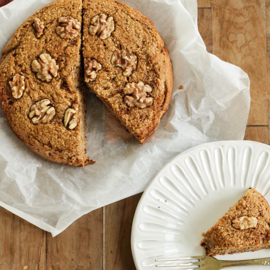 Vegan banana & maple bread