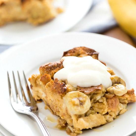 Banana Bread Breakfast Casserole