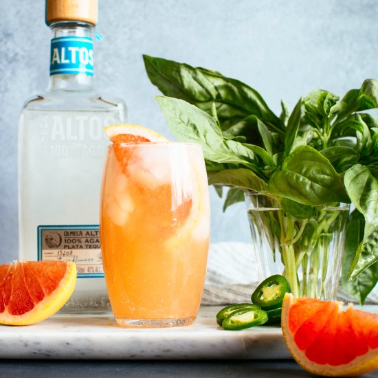 Spicy Paloma Cocktail