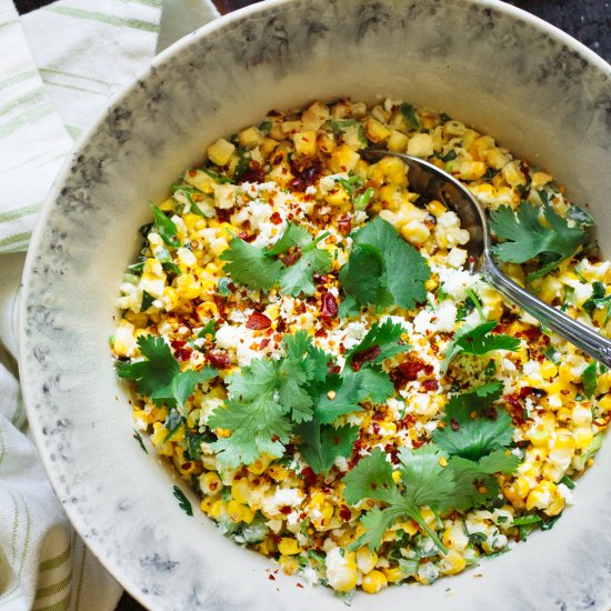 Mexican Grilled Corn Salad