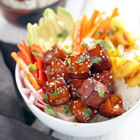 Smoked BBQ Tofu Bowls