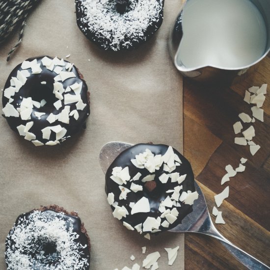 Baked Chocolate Donuts