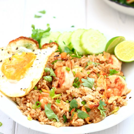 Thai-style Fried Rice with Shrimp