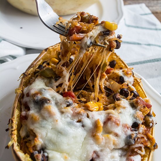 Spaghetti Squash Burrito Bowls