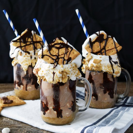 S’mores Milkshakes