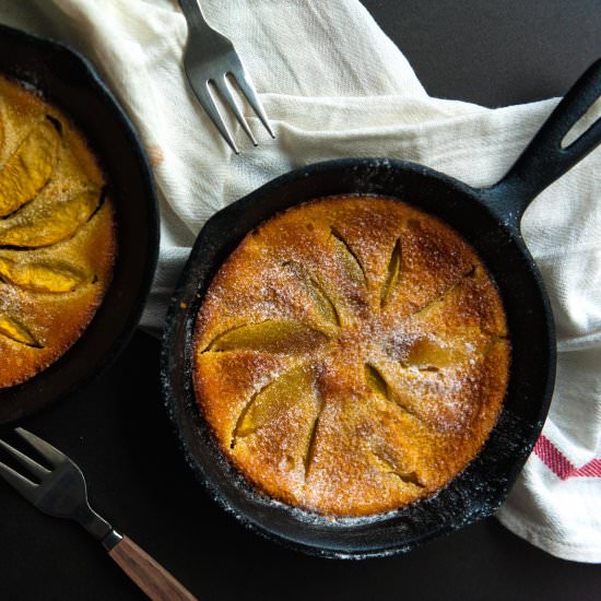 Peach Clafoutis