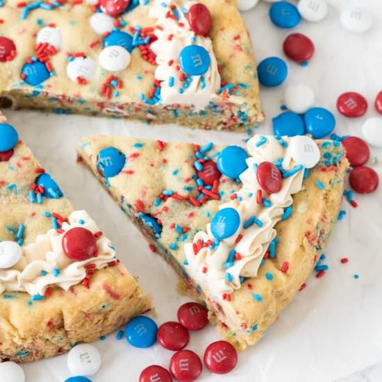 Fireworks Sugar Cookie Cake