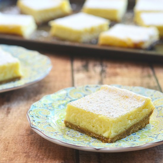 Calamansi Cheesecake Bars