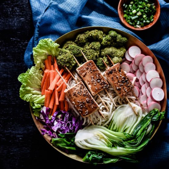 Teriyaki Baked Tofu & Udon Noodle