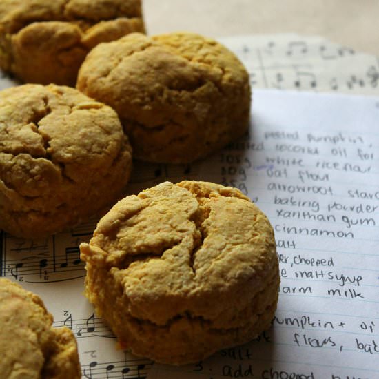 Gluten Free Roast Pumpkin Scones