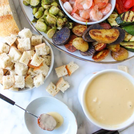 Lobster Bisque Fondue