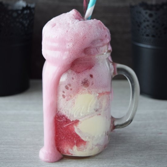 Blackberry Soda Float