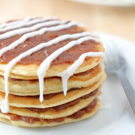 Cinnamon Roll Pancakes