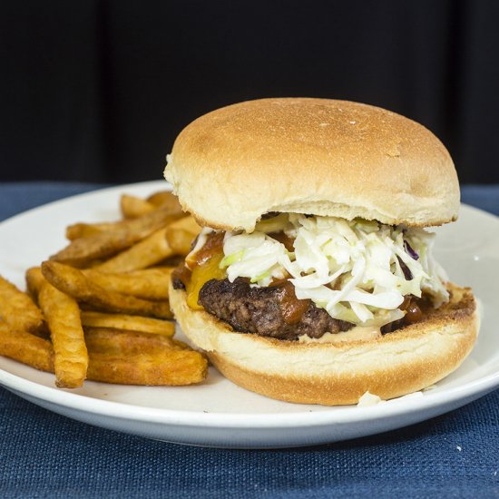 Carolina-Style BBQ Burgers