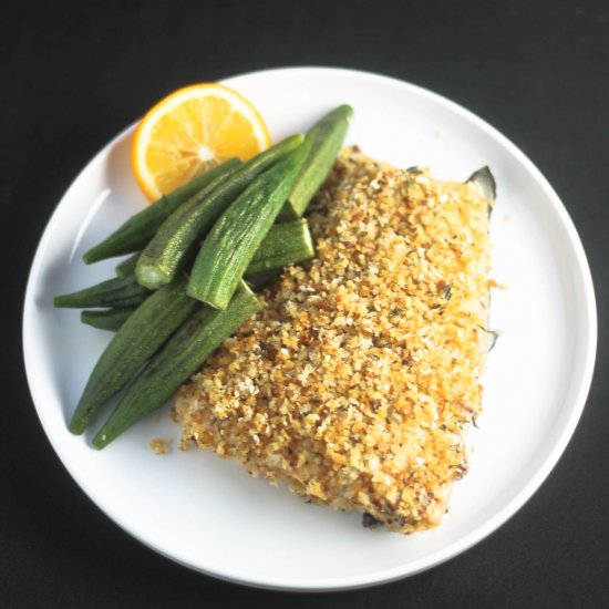 Baked Crusted Salmon