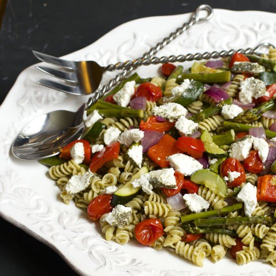 Roasted Vegetable Pasta Salad