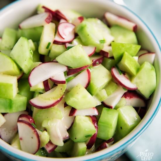 Radish, Cucumber, & Apple Salad