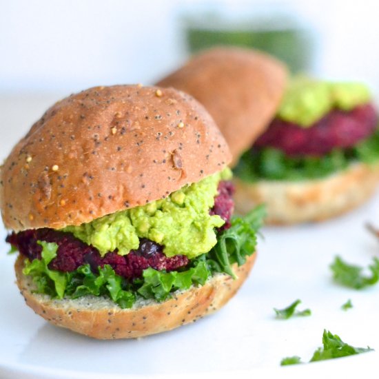 Beet Veggie Burgers