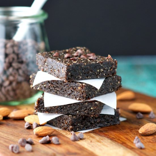 Mocha Almond Fudge Energy Bars