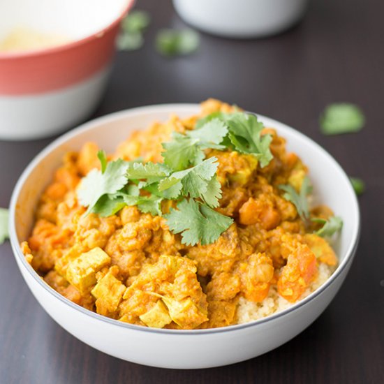 Sweet Potato Tofu Curry