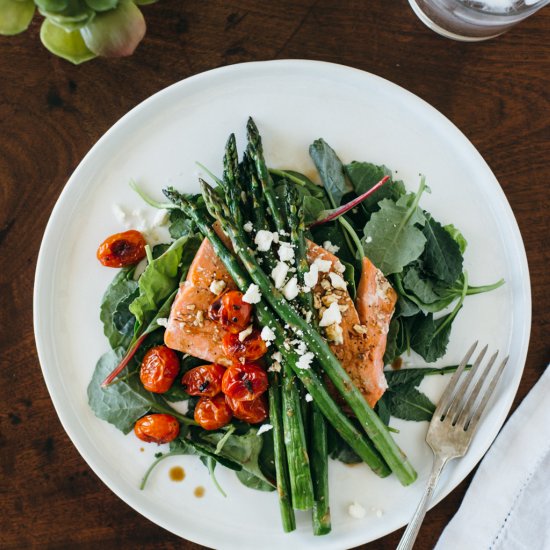 Salmon Asparagus Salad