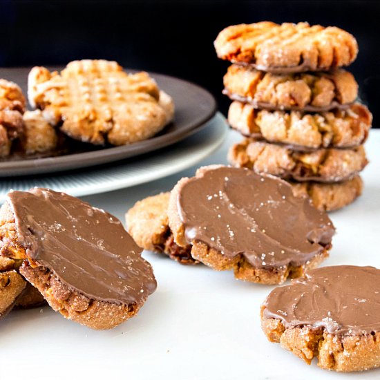 Black Bottom Peanut Butter Cookies