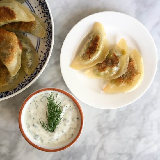 Morel Mushroom Potstickers