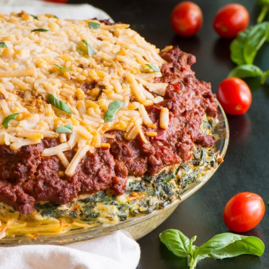 Vegan Spaghetti Pie