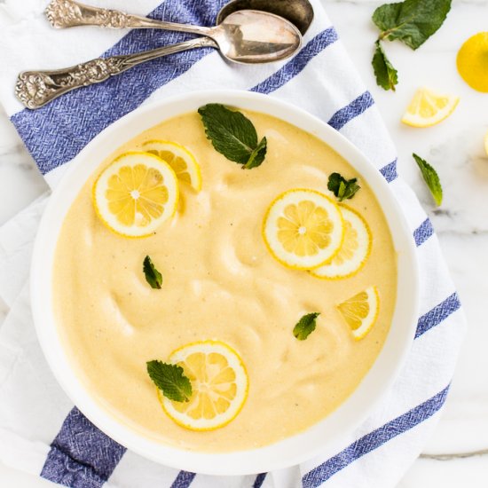 Lemon Cream Pie Smoothie Bowl