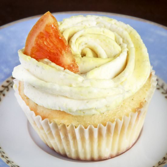 Orange Coriander Chamomile Cupcakes