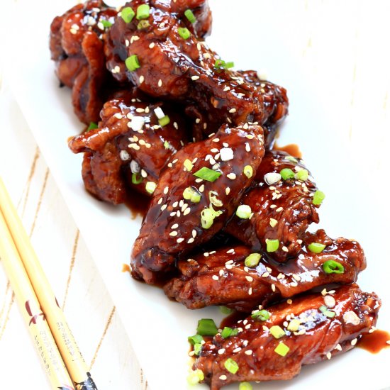 Balsamic-Honey Dijon Chicken Wings