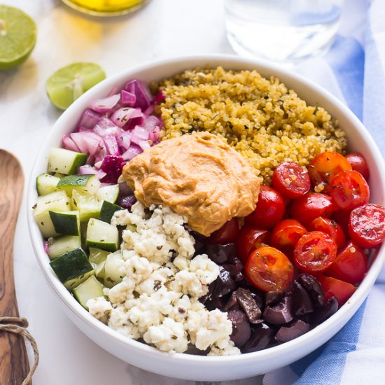 Mediterranean Quinoa Salad Bowl