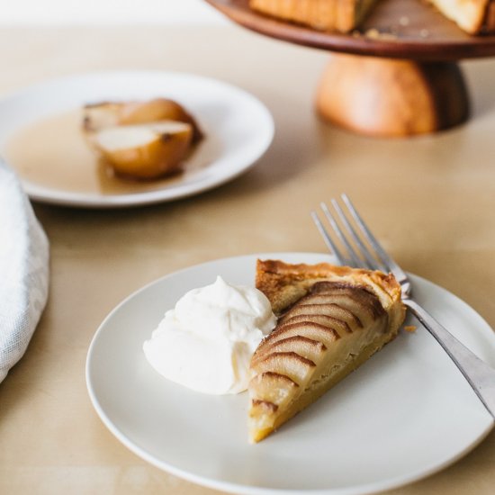 Earl Grey Pear Tart