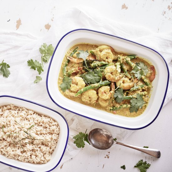 Prawn & Green Bean Yellow Curry