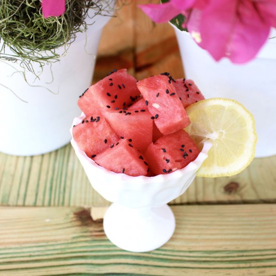 Watermelon & Charnushka Salad