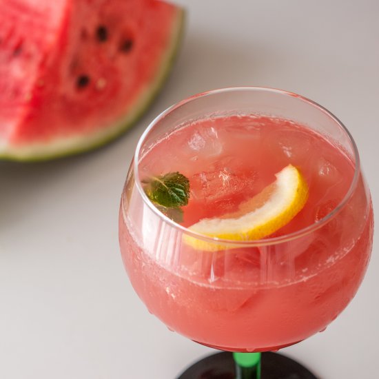 Mint & Apple Watermelon Cocktail