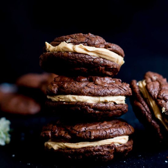 Chocolate Salted Caramel Cookies