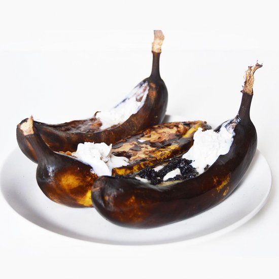 Vegan BBQ Baked Bananas