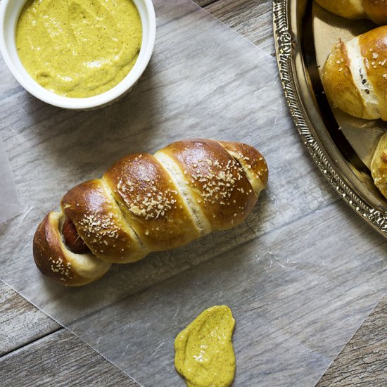 Pretzel Dogs