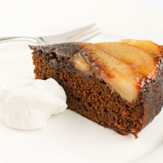 Gingerbread Pear Cake